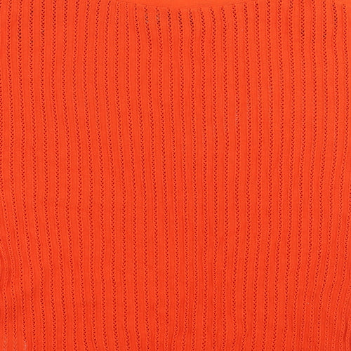 BPC Womens Orange Striped  Pullover Jumper Size S