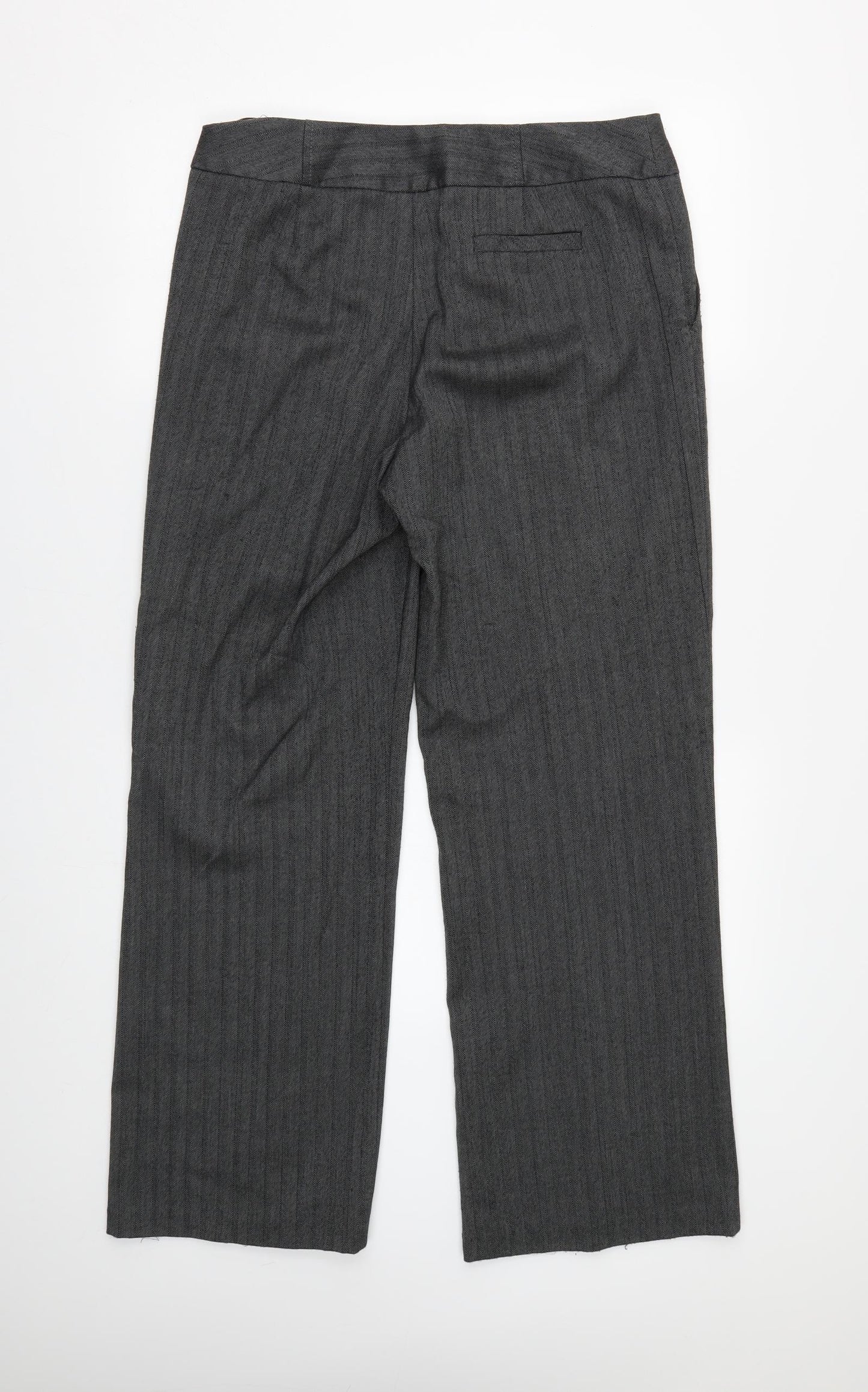 BHS Womens Grey   Trousers  Size 12 L28 in