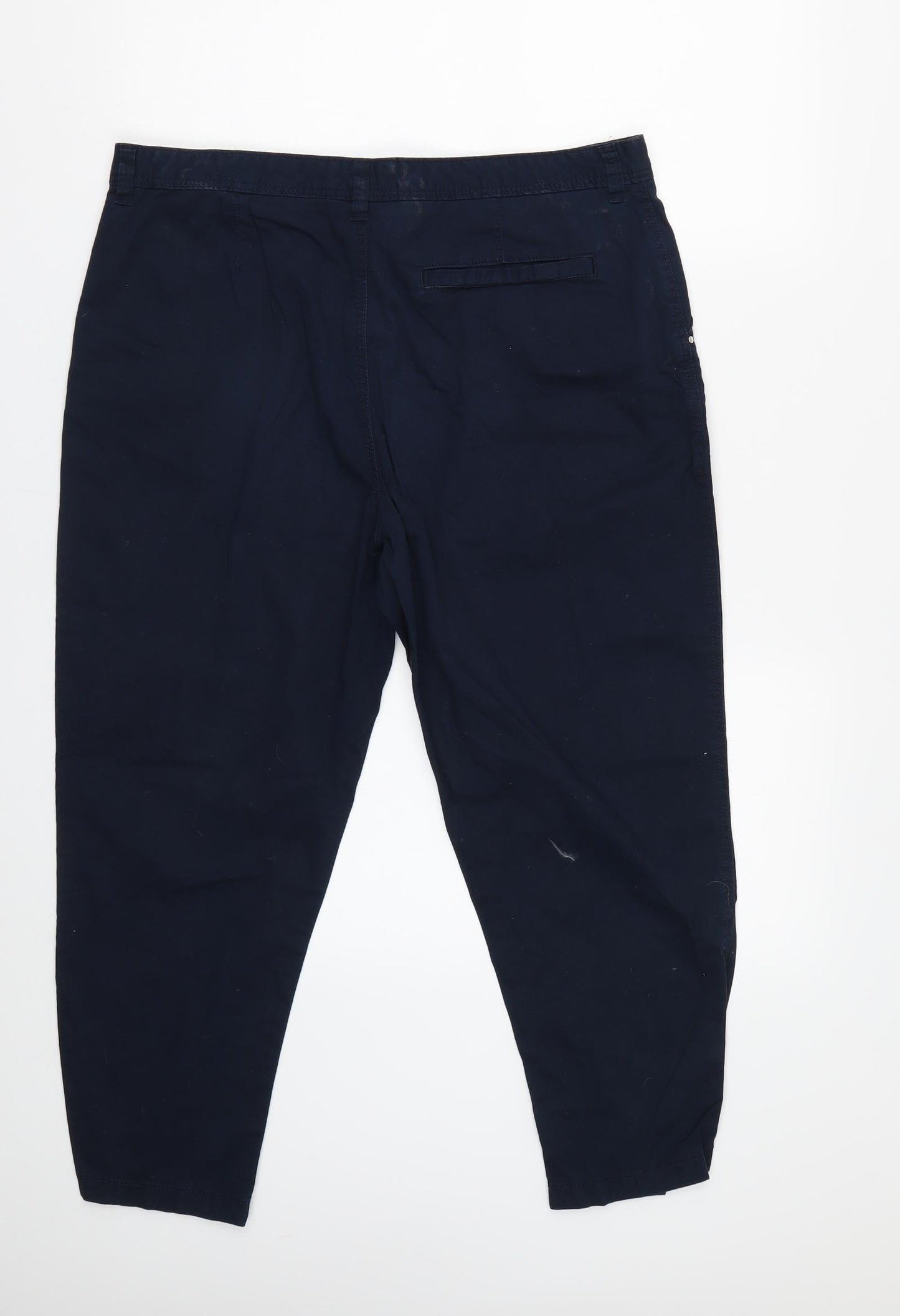F&F Womens Blue   Capri Trousers Size 14 L23 in