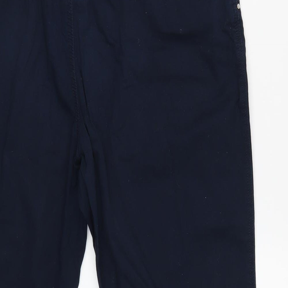 F&F Womens Blue   Capri Trousers Size 14 L23 in