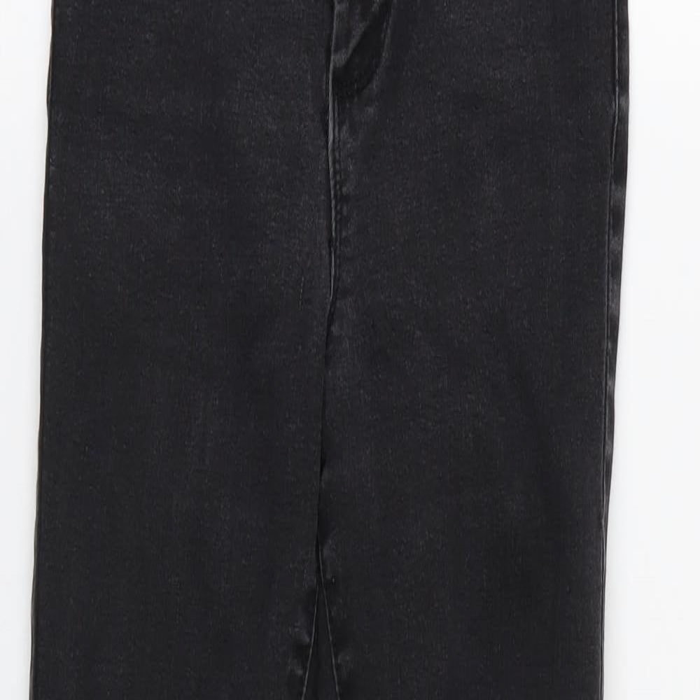 Primark Womens Black  Denim Skinny Jeans Size 10 L28 in