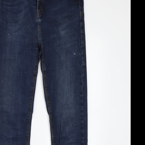 Fat Face Womens Blue  Denim Skinny Jeans Size 12 L29 in