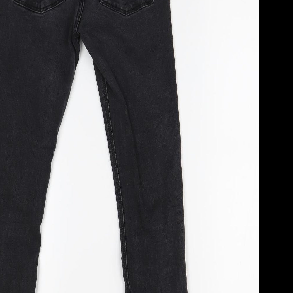 Zara Womens Black  Denim Skinny Jeans Size 8 L26 in