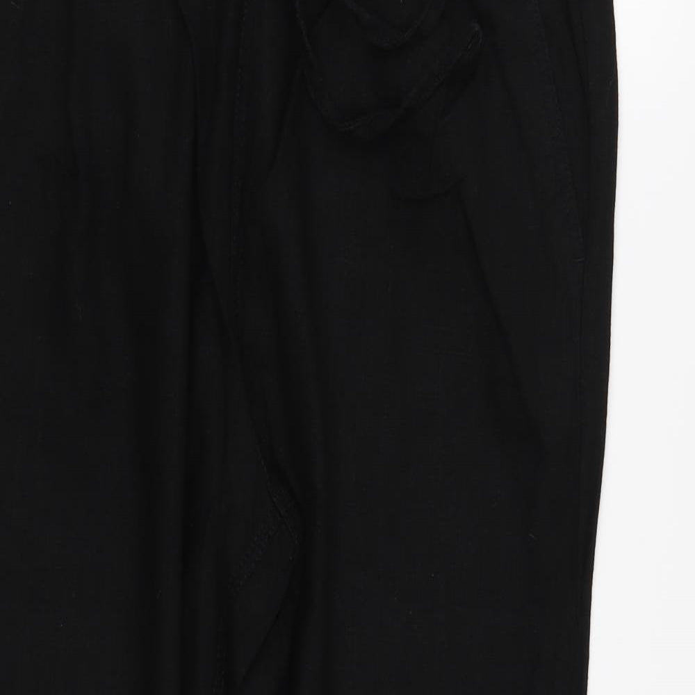 Preworn Womens Black   Trousers  Size 14 L27 in