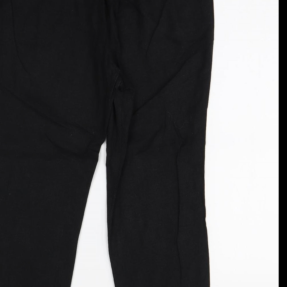 NEXT Womens Black   Trousers  Size 16 L24 in