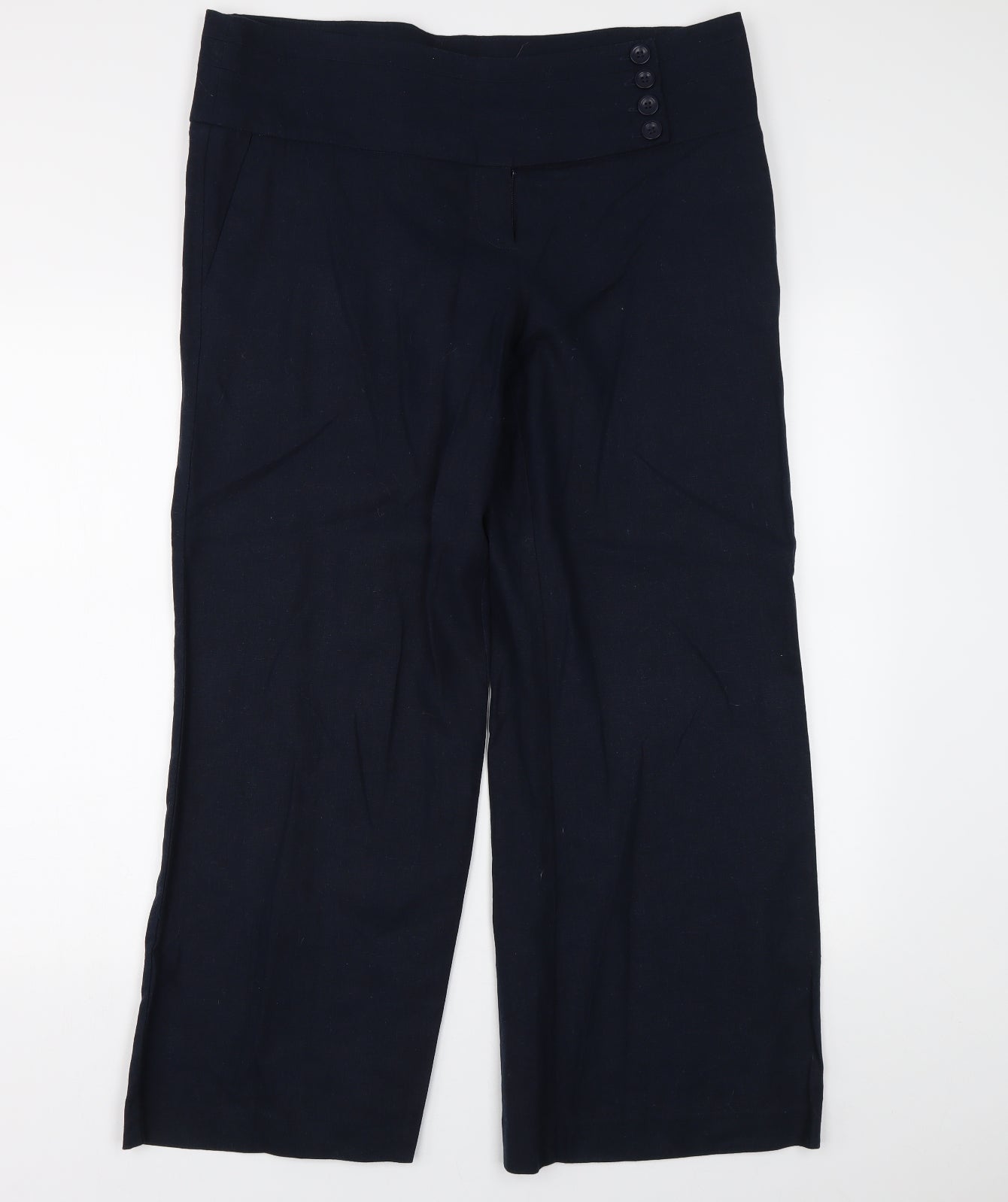 New Look Womens Blue   Trousers  Size 16 L28 in