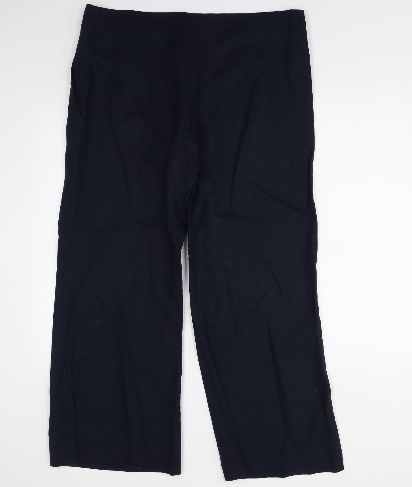 New Look Womens Blue   Trousers  Size 16 L28 in