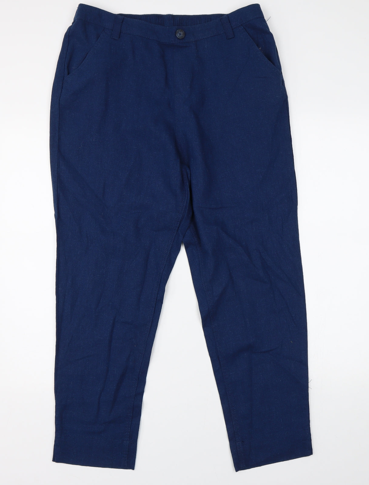 Bonmarché Womens Blue   Trousers  Size 14 L26 in