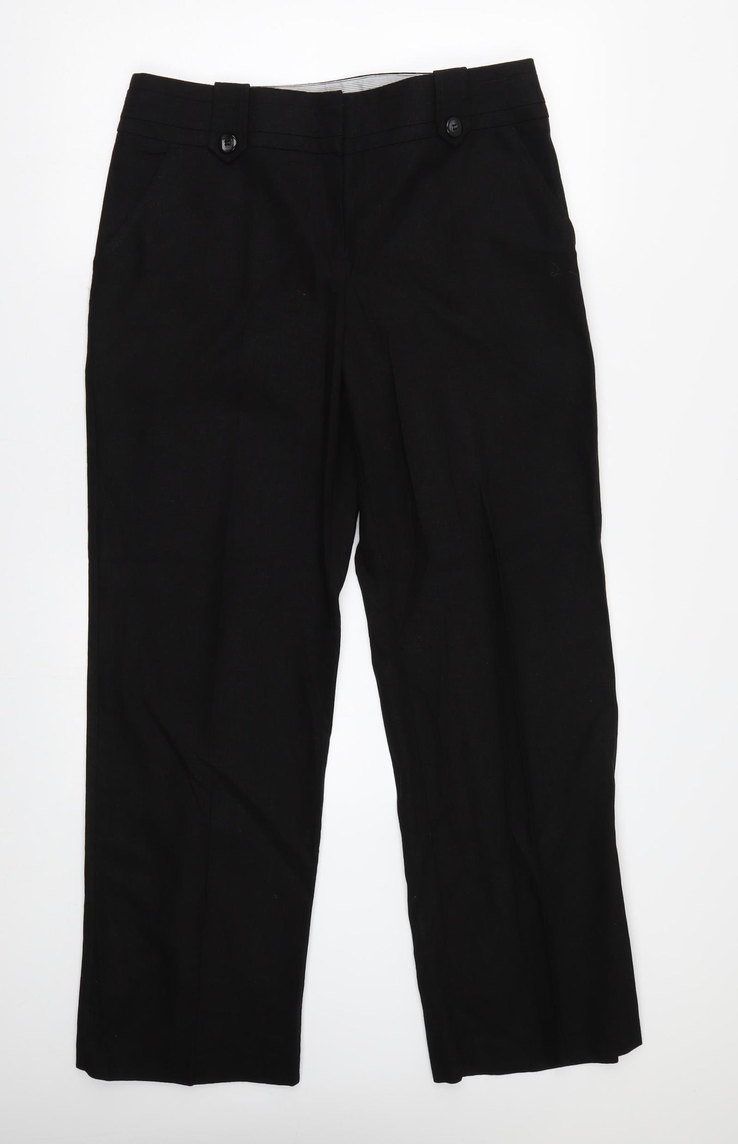 BHS Womens Black   Trousers  Size 14 L31 in