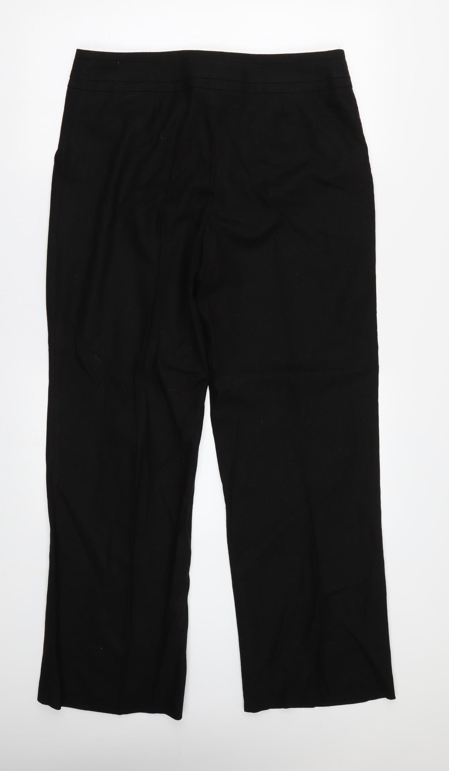 BHS Womens Black   Trousers  Size 14 L31 in