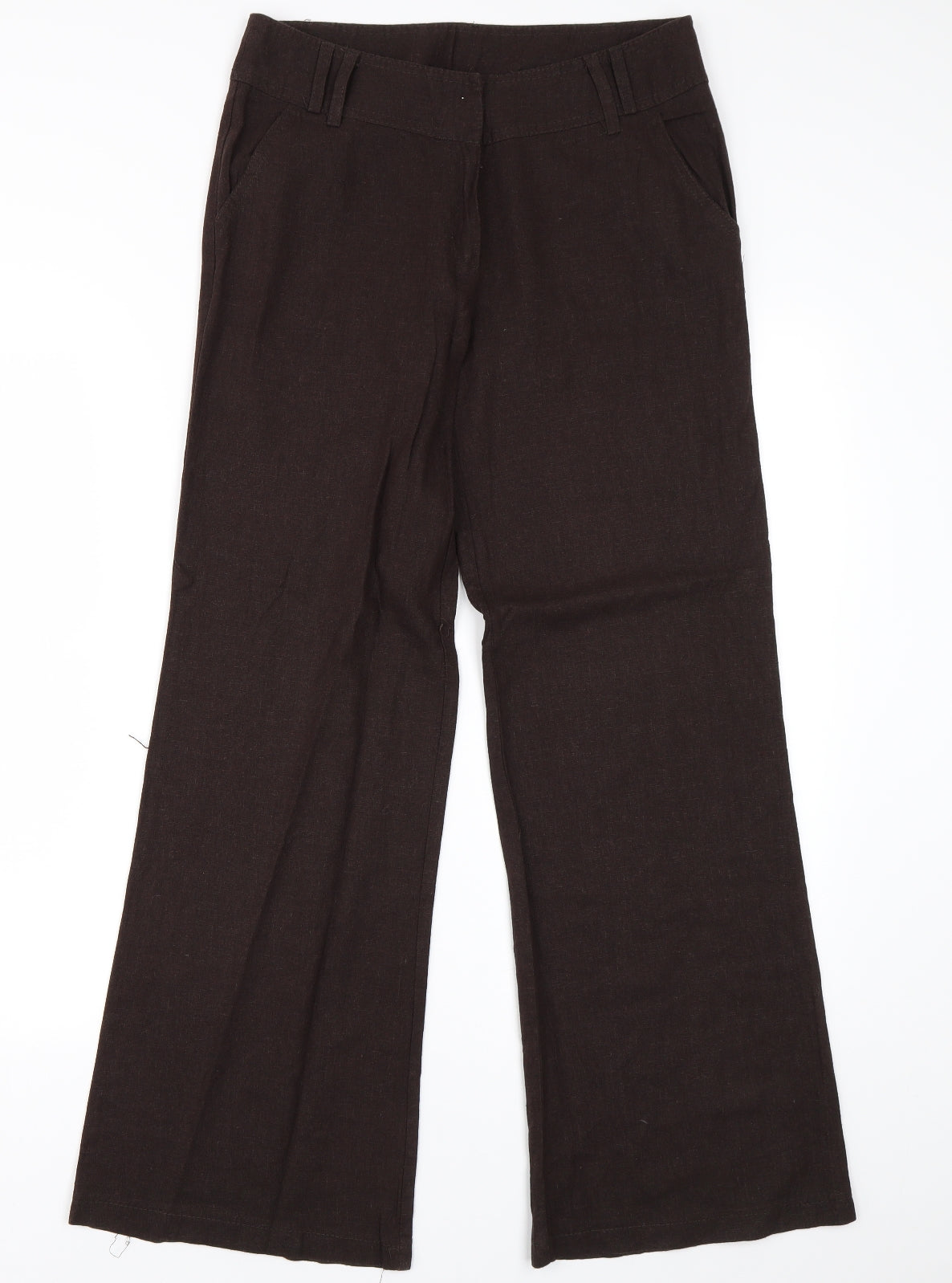 New Look Womens Brown   Trousers  Size 8 L30 in
