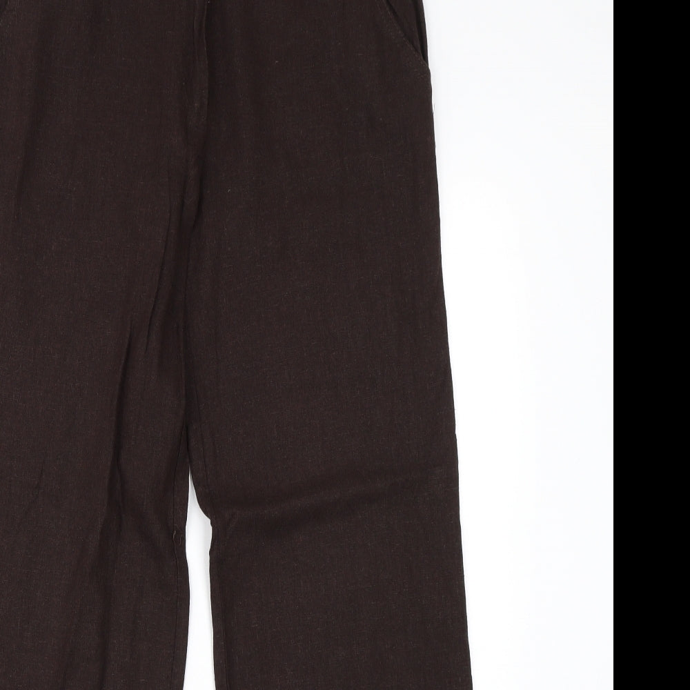 New Look Womens Brown   Trousers  Size 8 L30 in