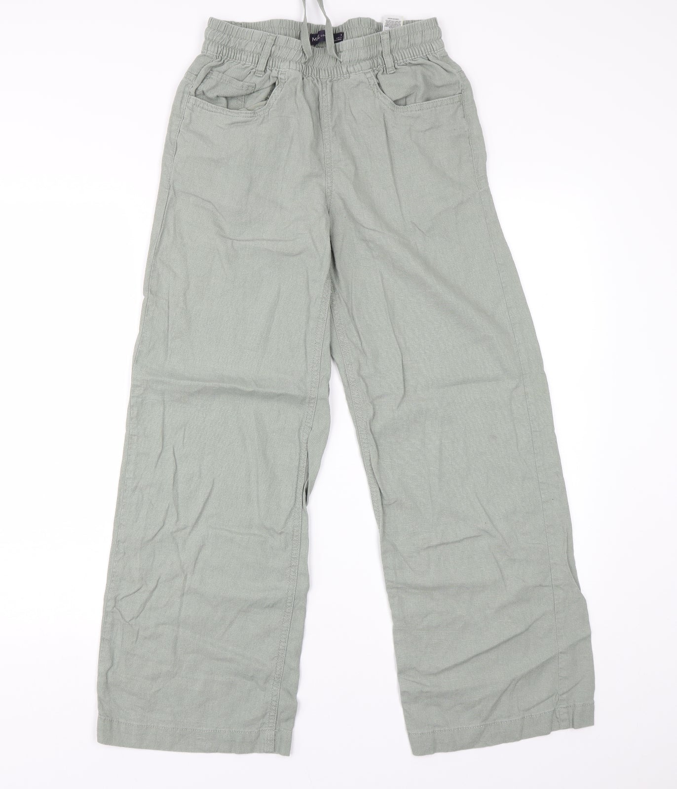M&S Womens Green   Trousers  Size 6 L27 in - Short