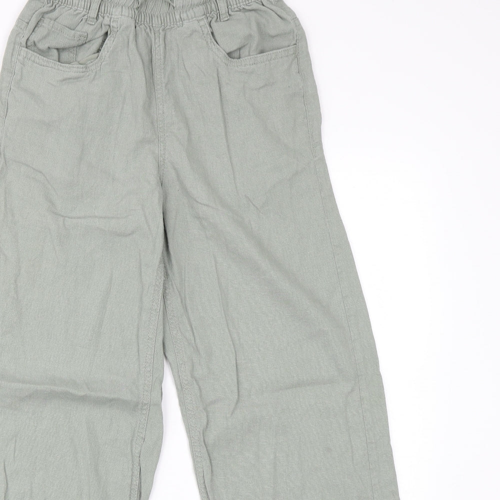 M&S Womens Green   Trousers  Size 6 L27 in - Short