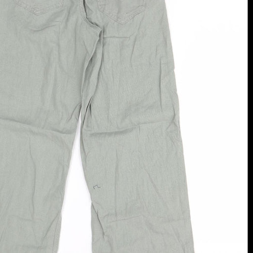 M&S Womens Green   Trousers  Size 6 L27 in - Short