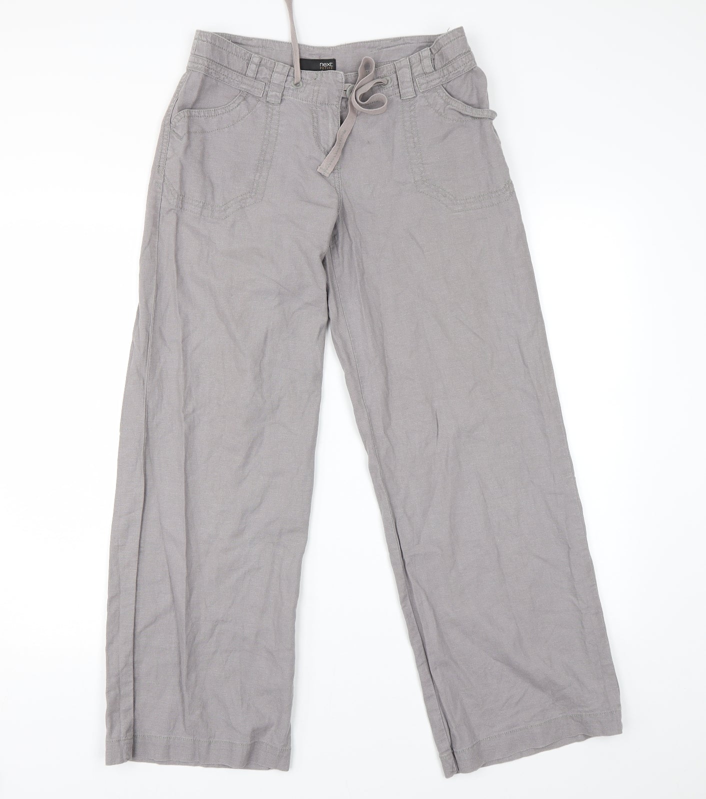 NEXT Womens Grey   Trousers  Size 8 L29 in