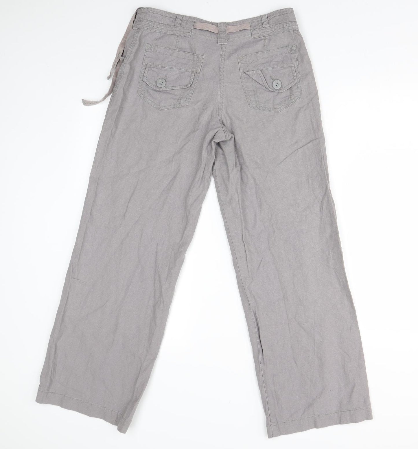 NEXT Womens Grey   Trousers  Size 8 L29 in