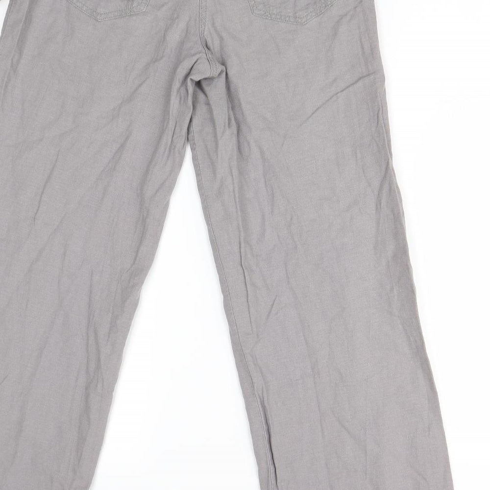 NEXT Womens Grey   Trousers  Size 8 L29 in