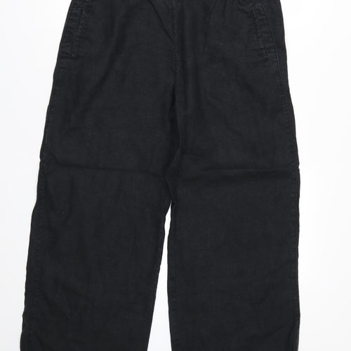 M&S Womens Black   Trousers  Size 14 L27 in - Short