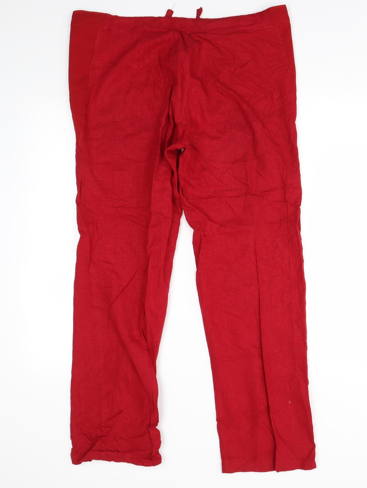 Jiatai Yi Womens Red   Trousers  Size L L28 in