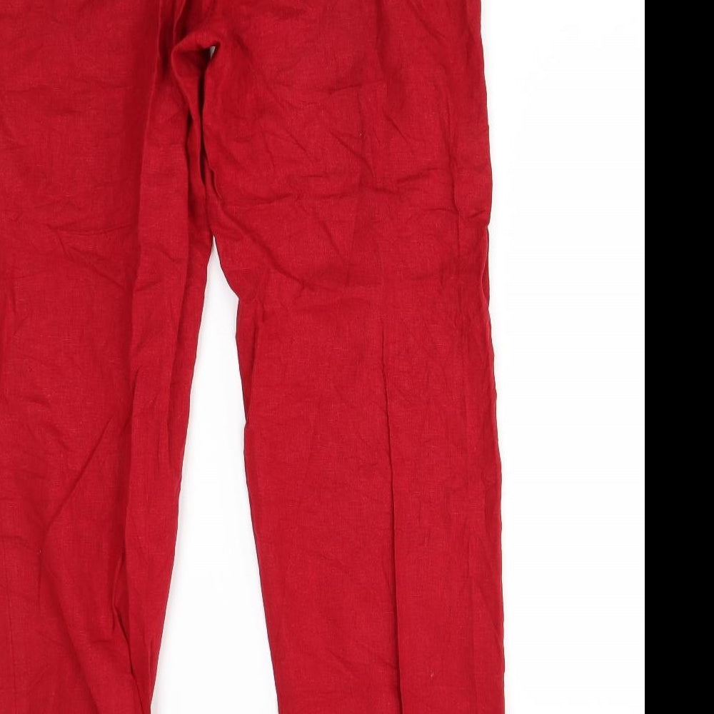Jiatai Yi Womens Red   Trousers  Size L L28 in