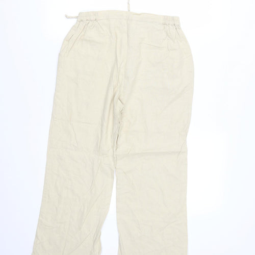 Preworn Womens Beige   Trousers  Size M L22 in