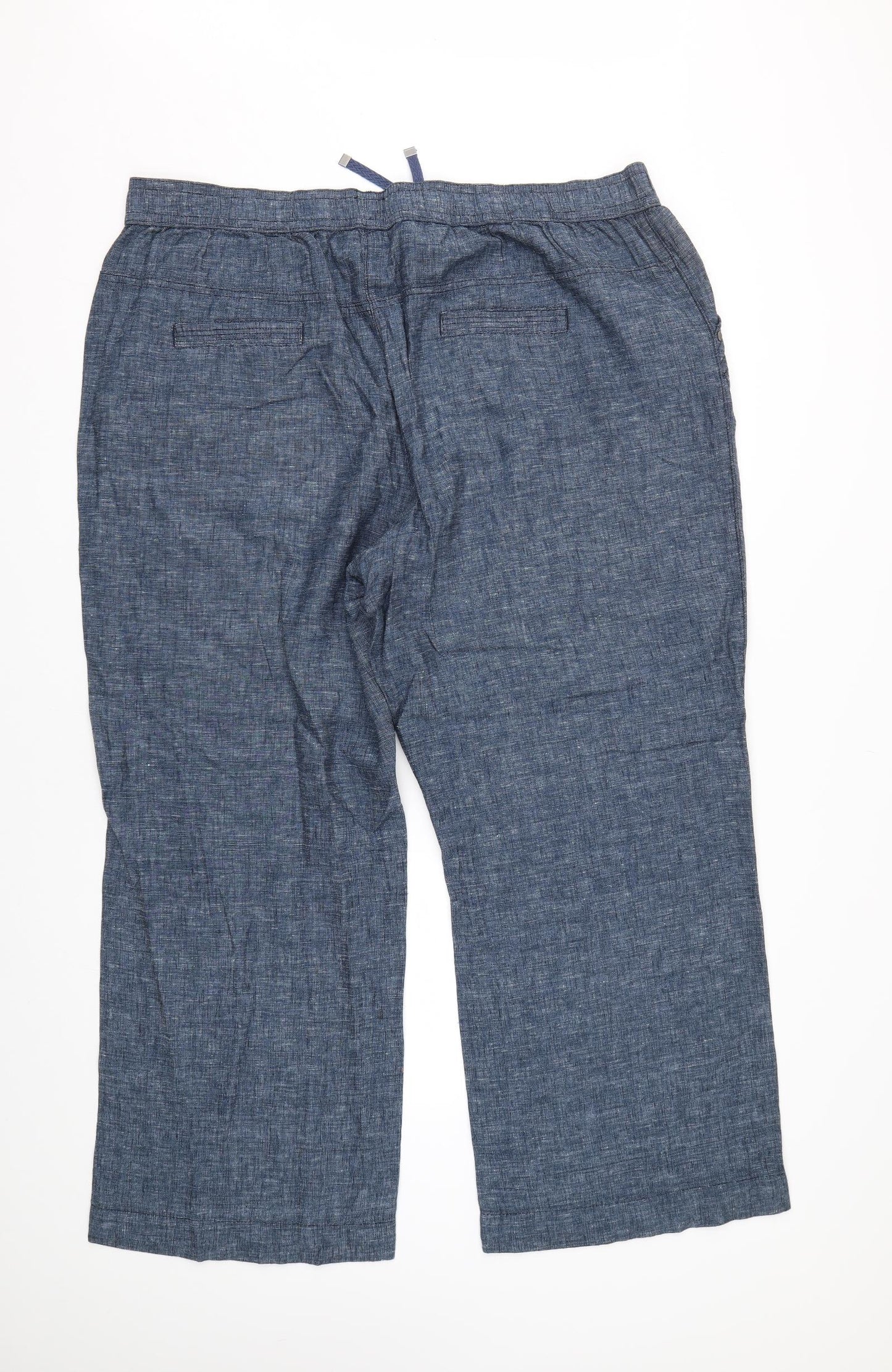 George Womens Blue   Trousers  Size 22 L28 in