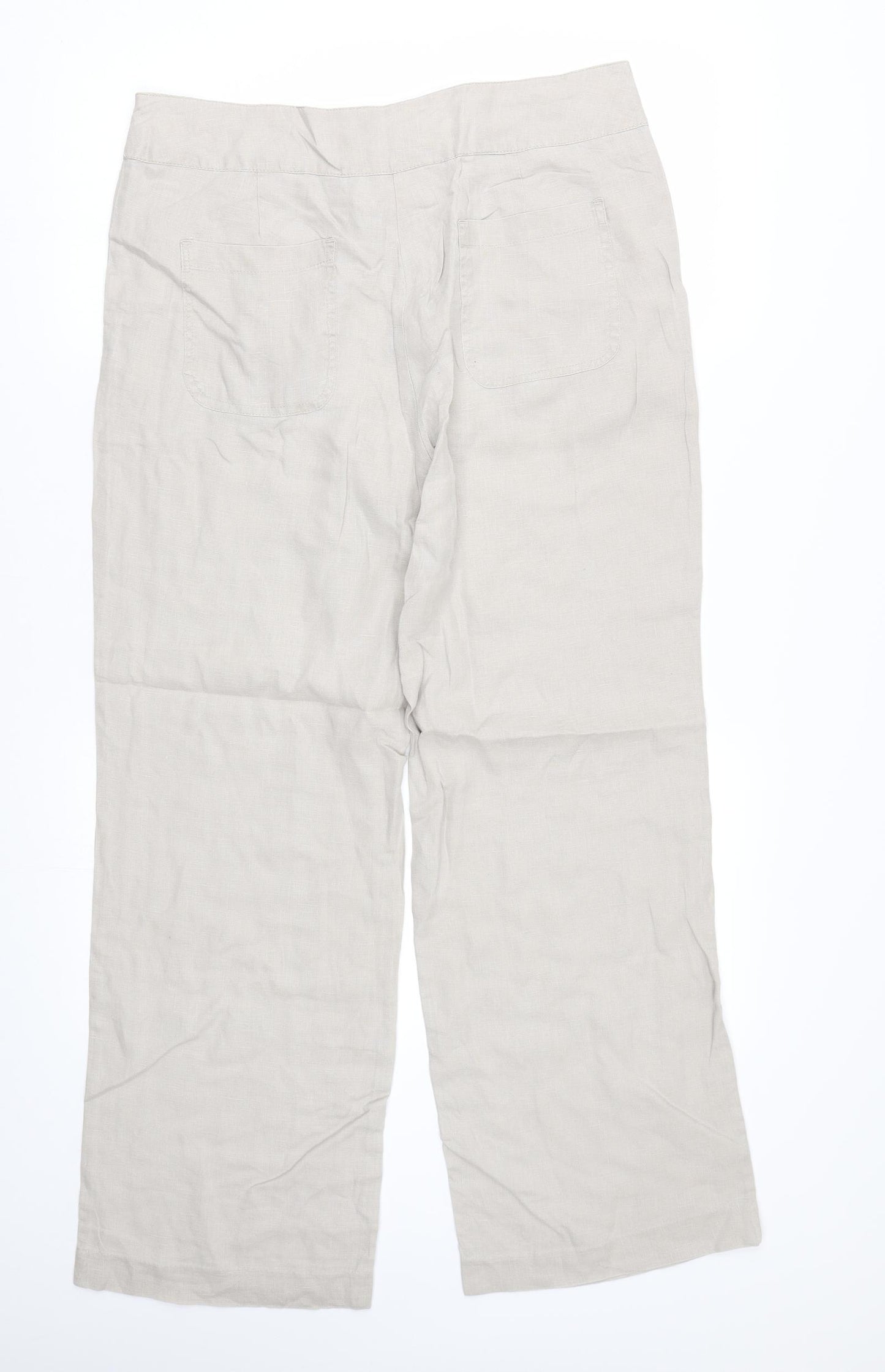 TU Womens Beige   Trousers  Size 12 L29 in