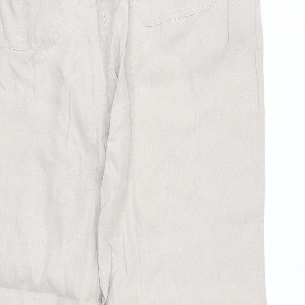 TU Womens Beige   Trousers  Size 12 L29 in
