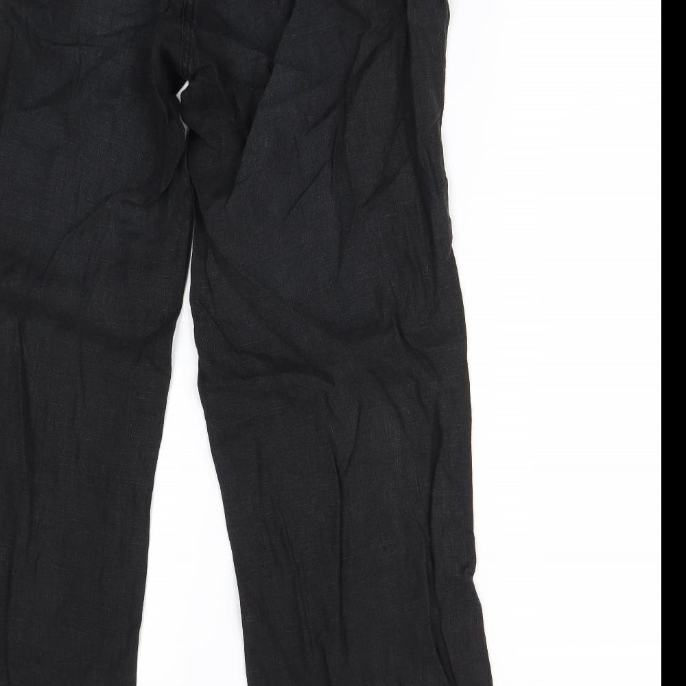 Topshop Womens Black   Trousers  Size 16 L31 in