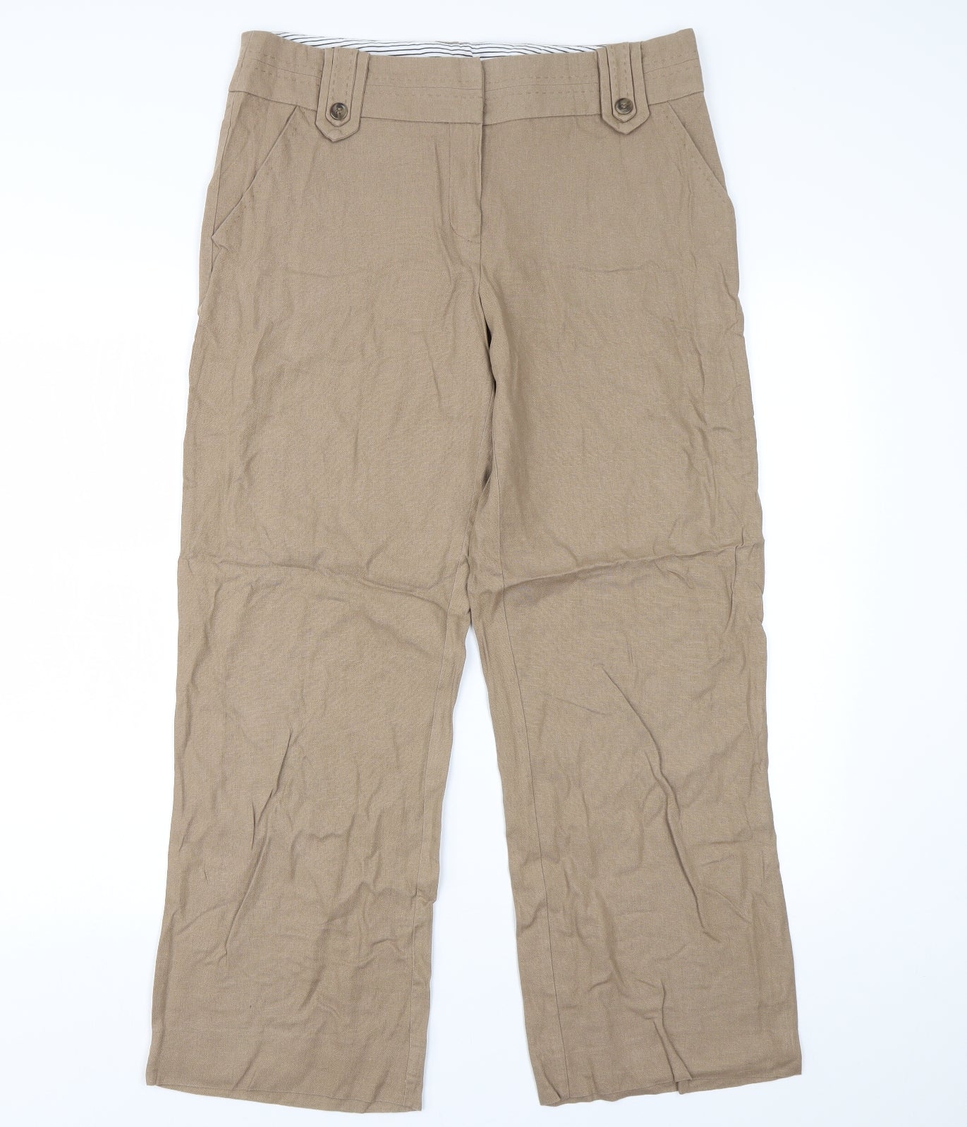 BHS Womens Brown   Trousers  Size 12 L28 in