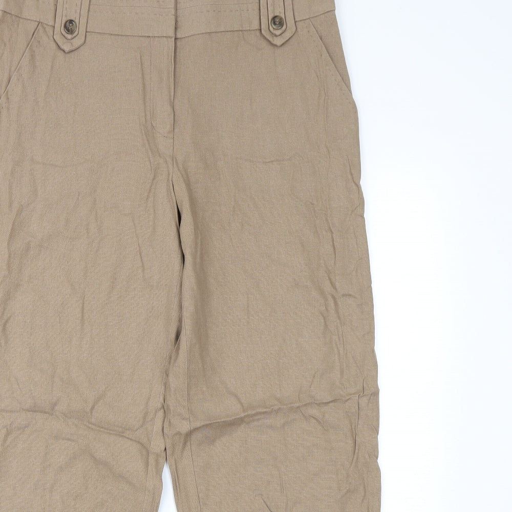 BHS Womens Brown   Trousers  Size 12 L28 in