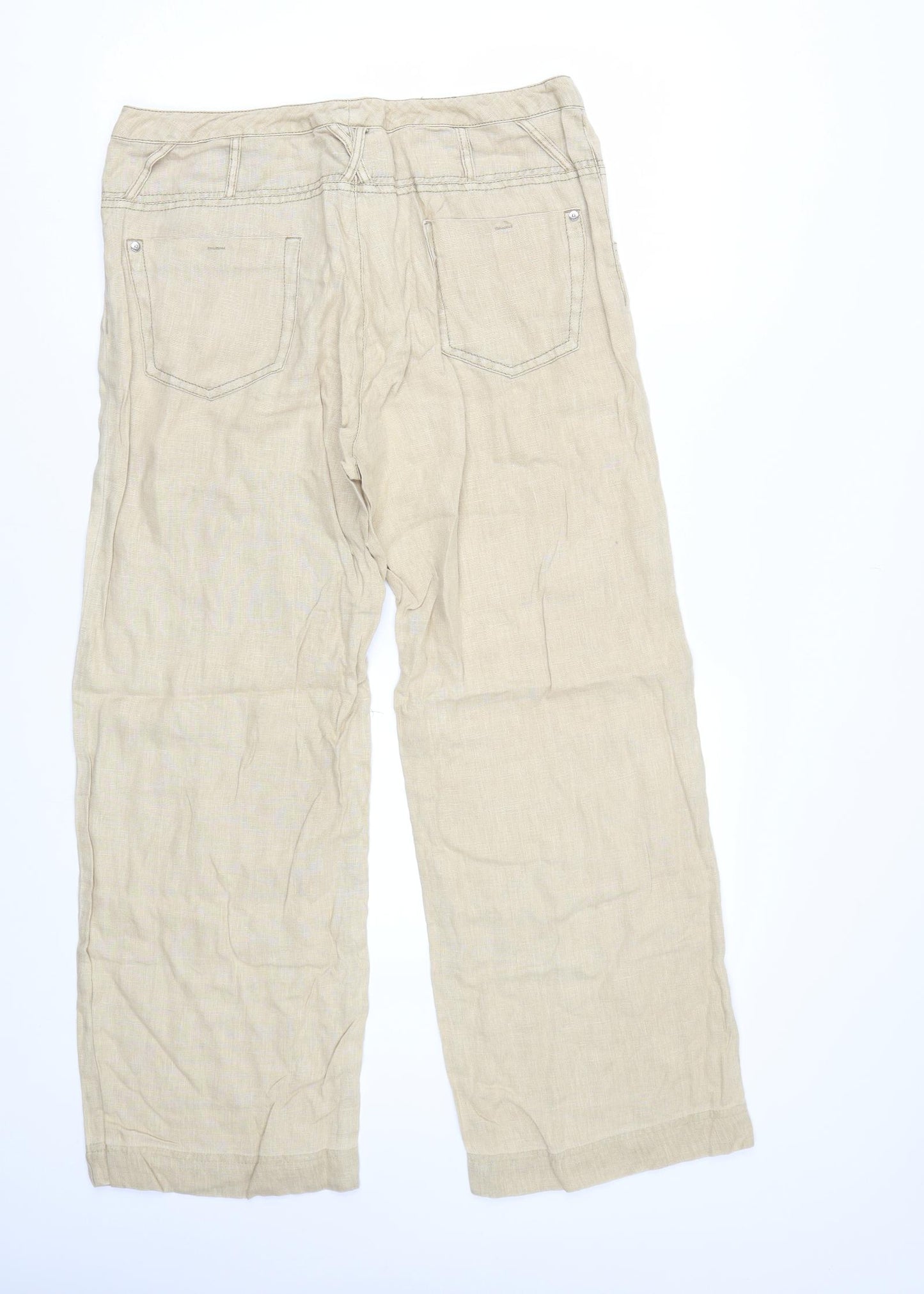 Rosnet Womens Yellow   Trousers  Size 14 L28 in