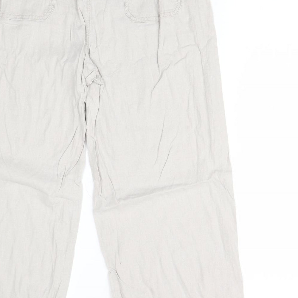 Peacocks Womens Beige   Trousers  Size 16 L24 in
