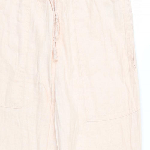 M&S Womens Pink   Trousers  Size 12 L29 in