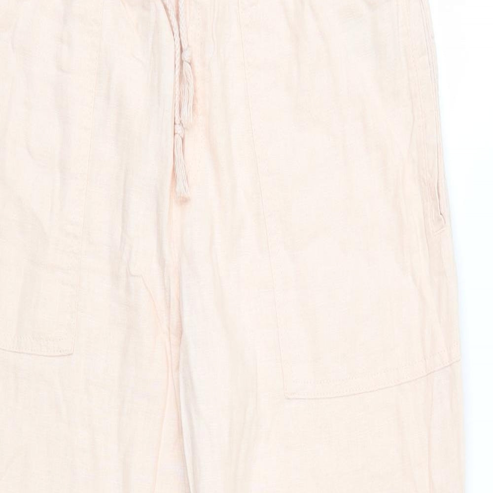 M&S Womens Pink   Trousers  Size 12 L29 in