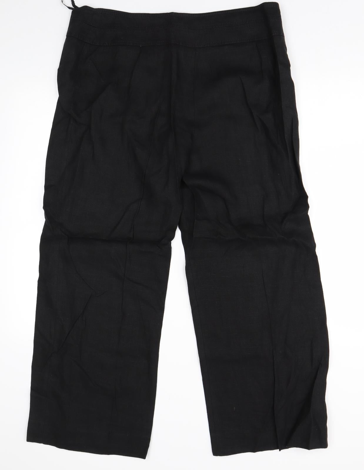 CC Womens Black   Trousers  Size 16 L28 in