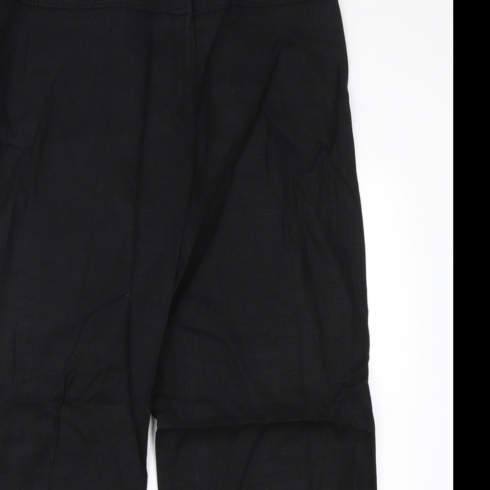 CC Womens Black   Trousers  Size 16 L28 in