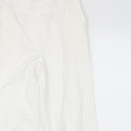 JD Williams Womens White   Trousers  Size 12 L25 in