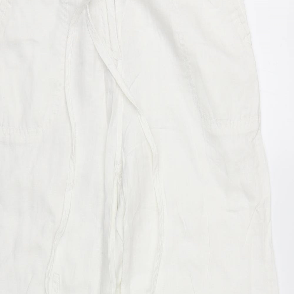 River Island Womens White   Trousers  Size 12 L29 in