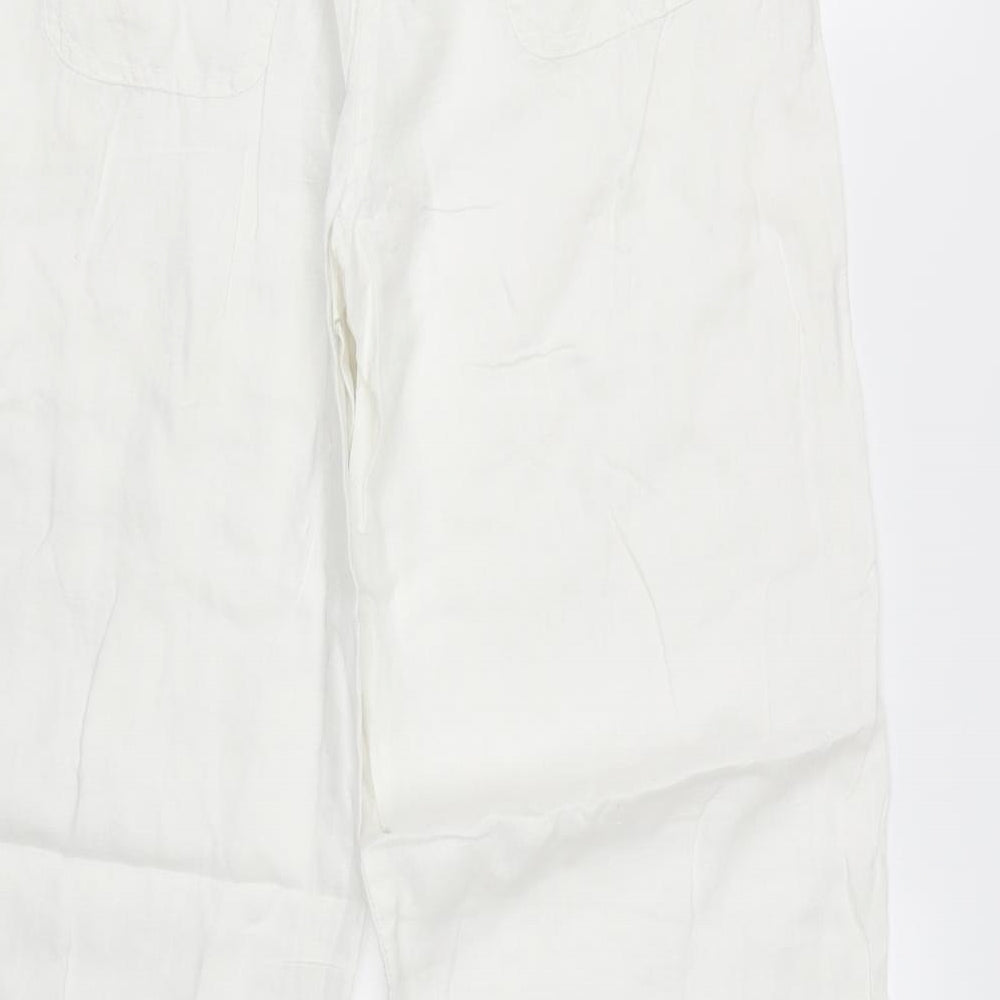 River Island Womens White   Trousers  Size 12 L29 in