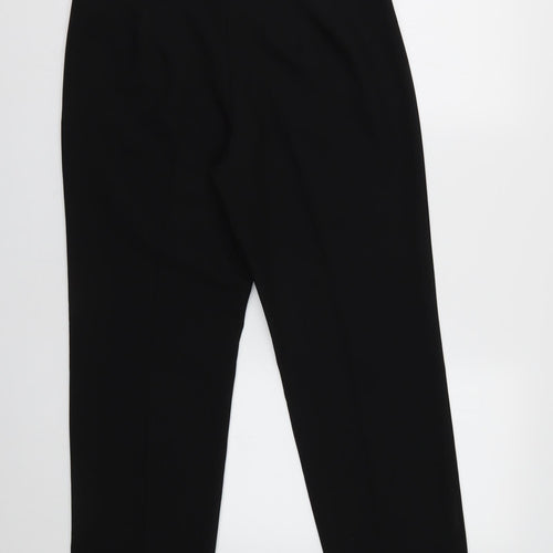 M&S Womens Black   Trousers  Size 12 L37 in