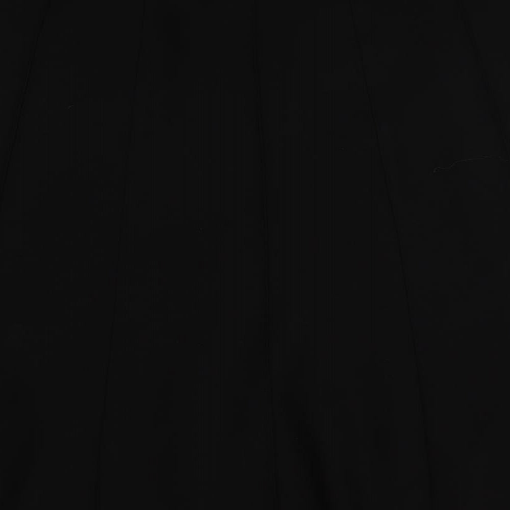 M&S Womens Black   A-Line Skirt Size 14