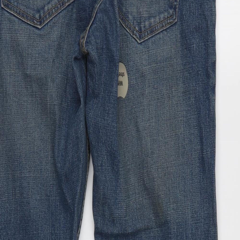 TU Mens Blue  Denim Straight Jeans Size 34 L32 in