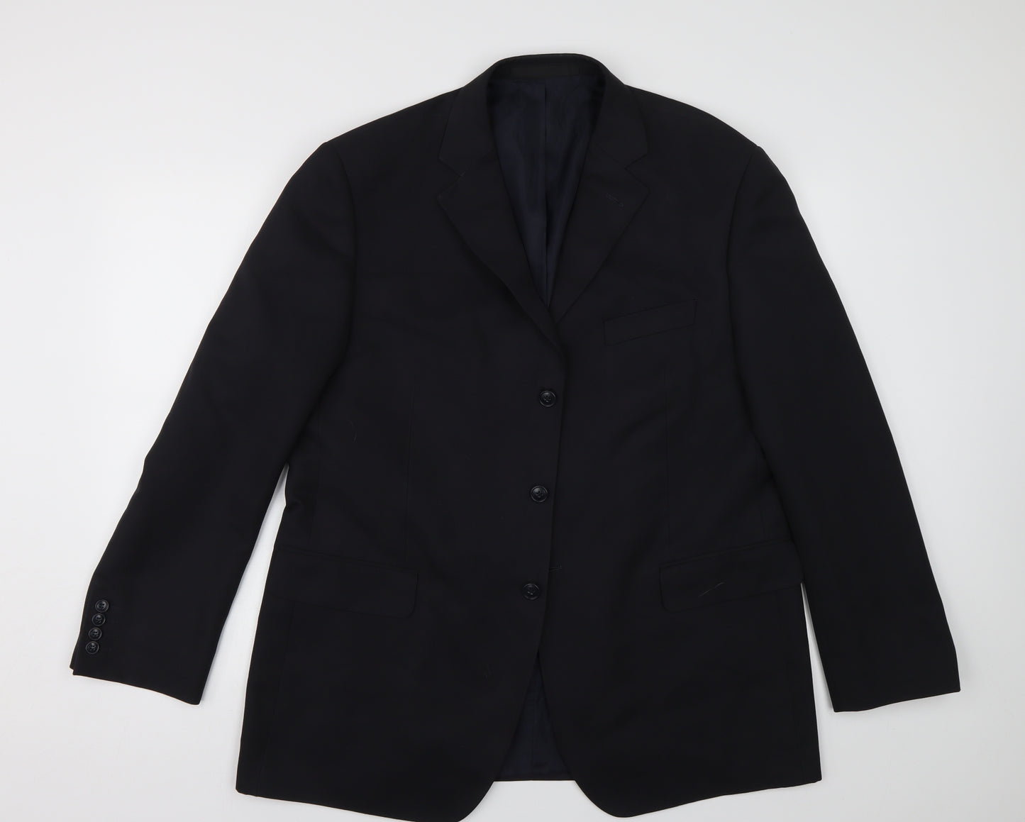 M&S Mens Blue   Jacket Suit Jacket Size 44
