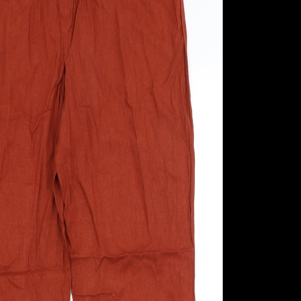 TU Womens Orange   Trousers  Size 16 L28 in