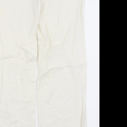Wallis Womens White   Trousers  Size 14 L29 in