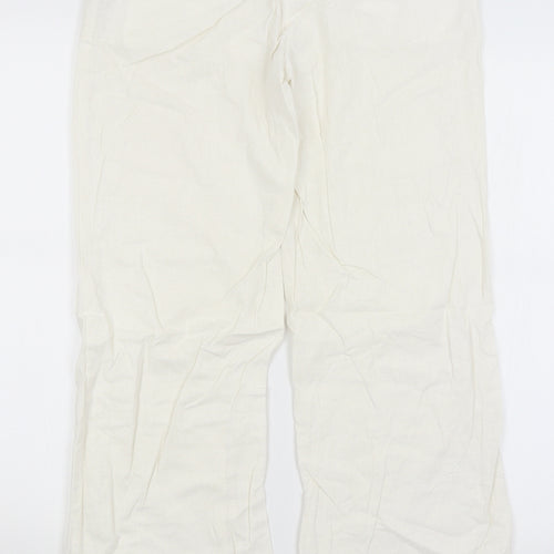 Wallis Womens White   Trousers  Size 8 L28 in