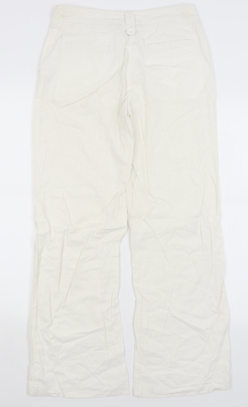 Wallis Womens White   Trousers  Size 8 L28 in