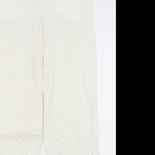Wallis Womens White   Trousers  Size 8 L28 in